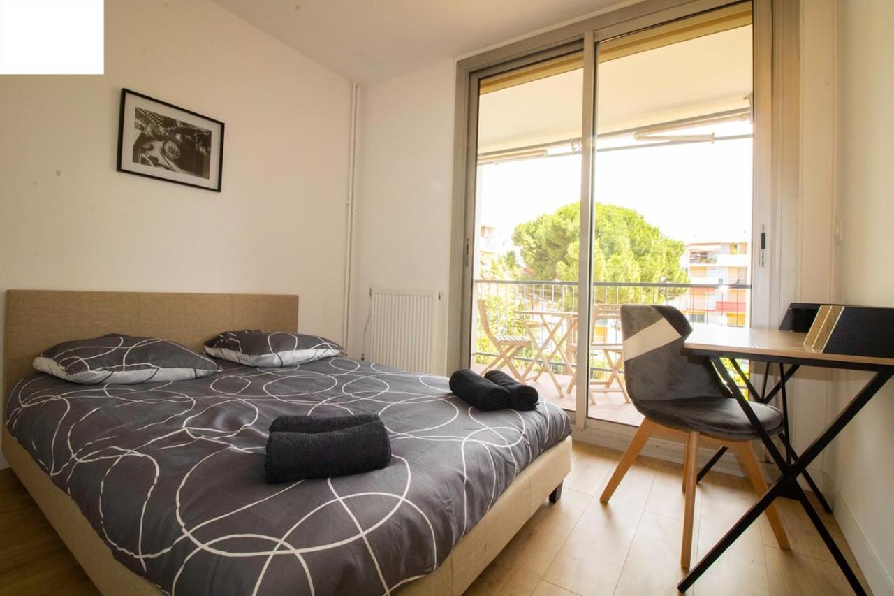 005- Appartement 6 Chambres, Tramway, Parking,Clim Montpellier Extérieur photo